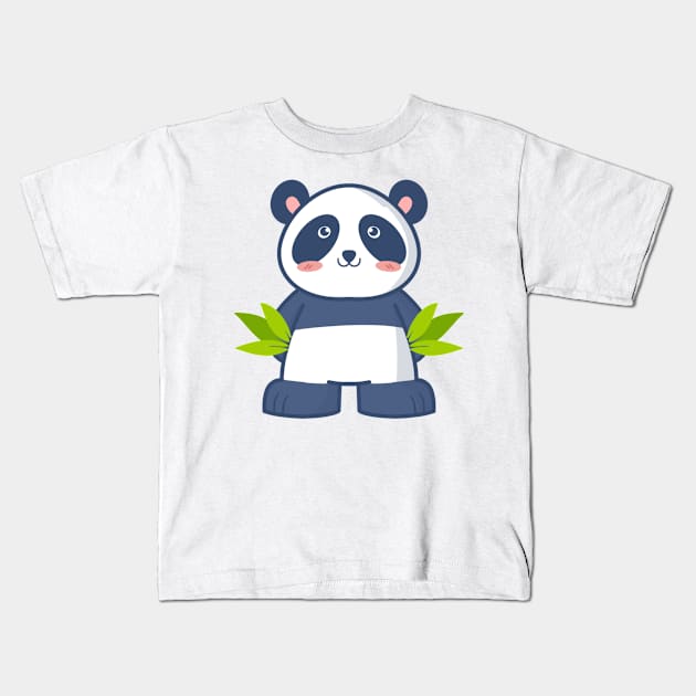 Little Panda Cute Kids T-Shirt by Fadly27